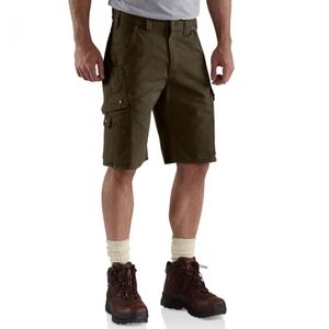 Carhartt "Cotton Ripstop Cargo Work Short" B357 Dark Brown | Men's Size 44
